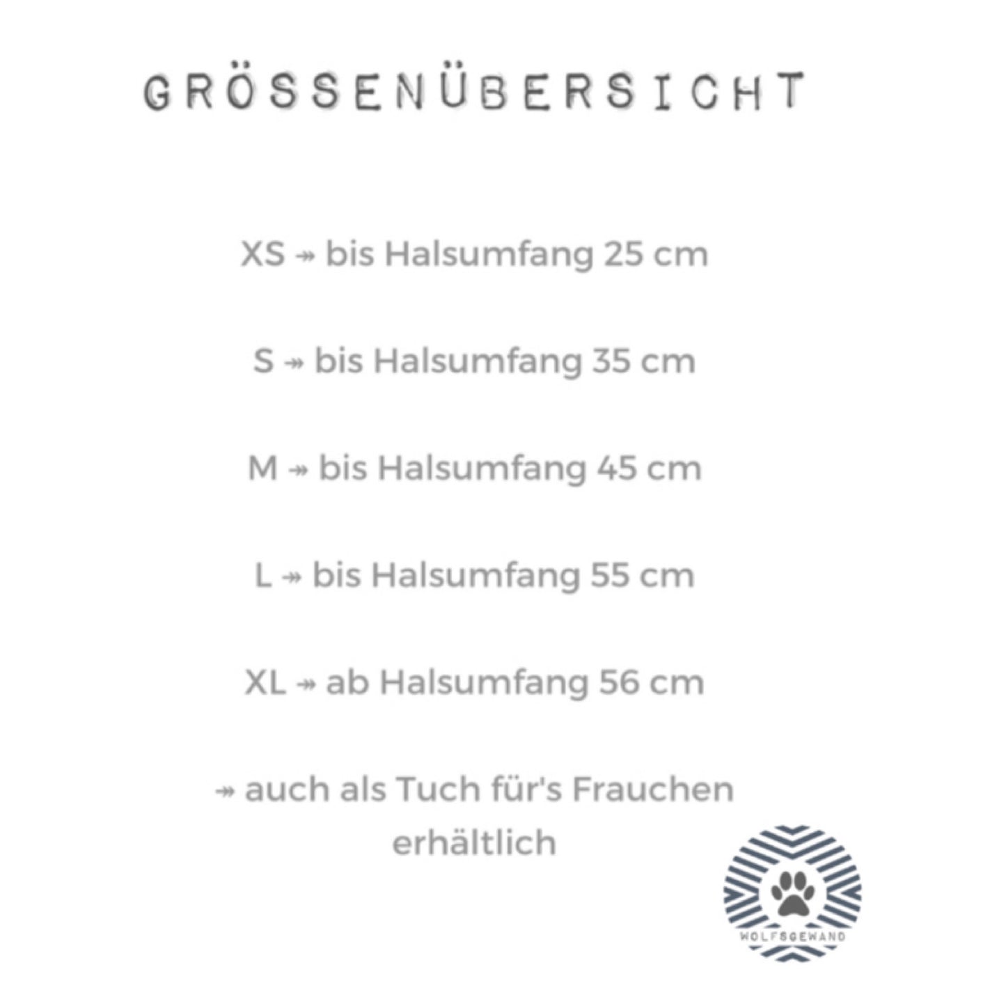 Halstuch HUGIN - Bandana | Hundehalstuch | mittelschwer