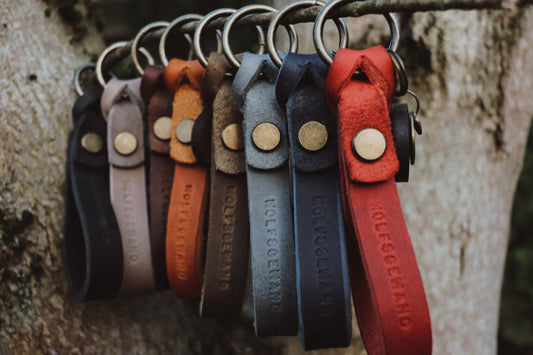 Schlüsselanhänger "Wild Child" • Schlüsselanhänger aus Fettleder