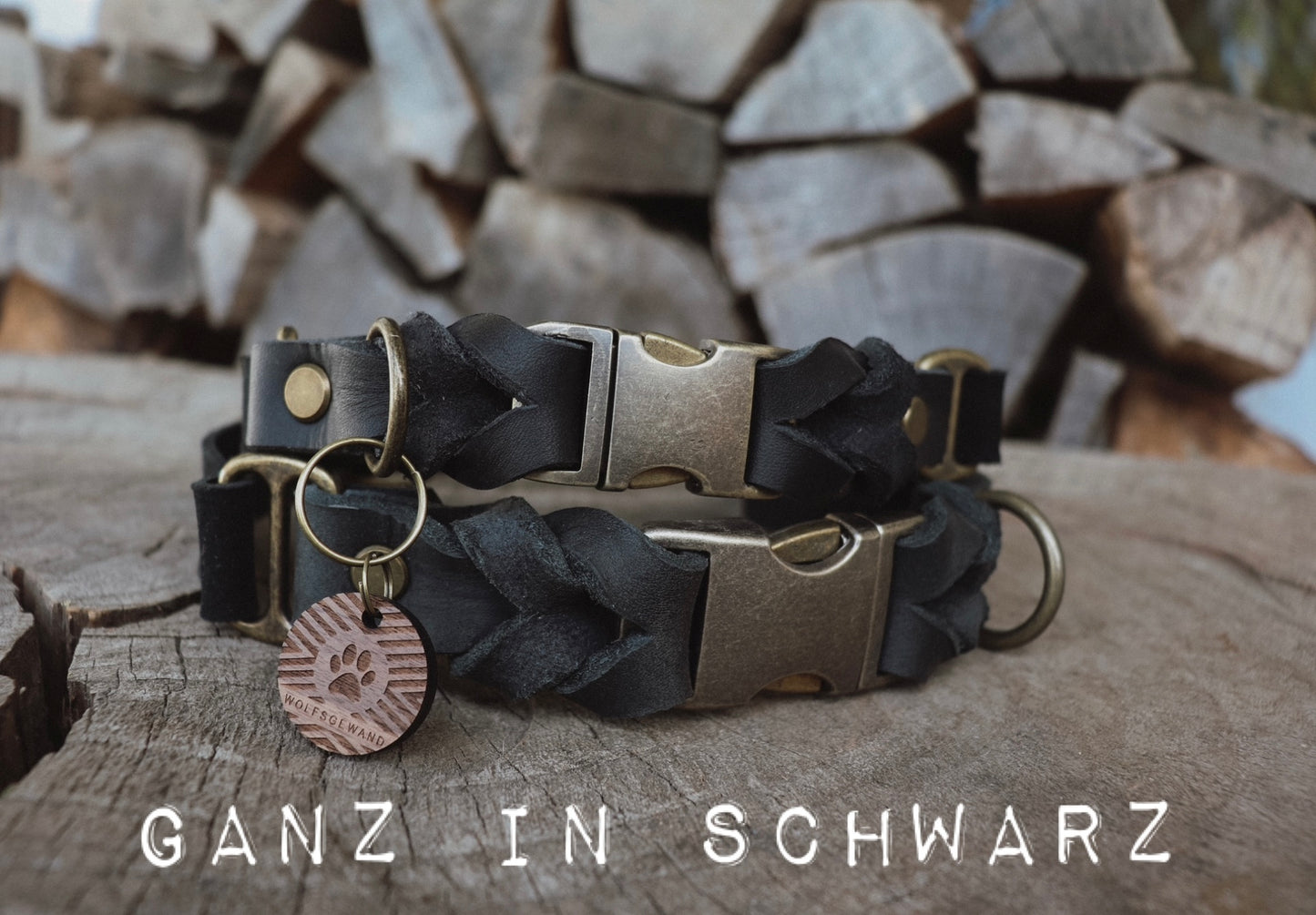 Halsband Fettleder trifft Wildleder | verschiedene Varianten erhältlich