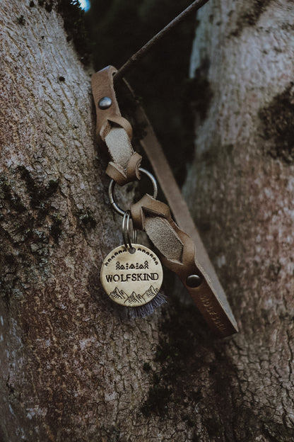 Markenband "Wild Child" • Markenband Fettleder für Haustiermarken