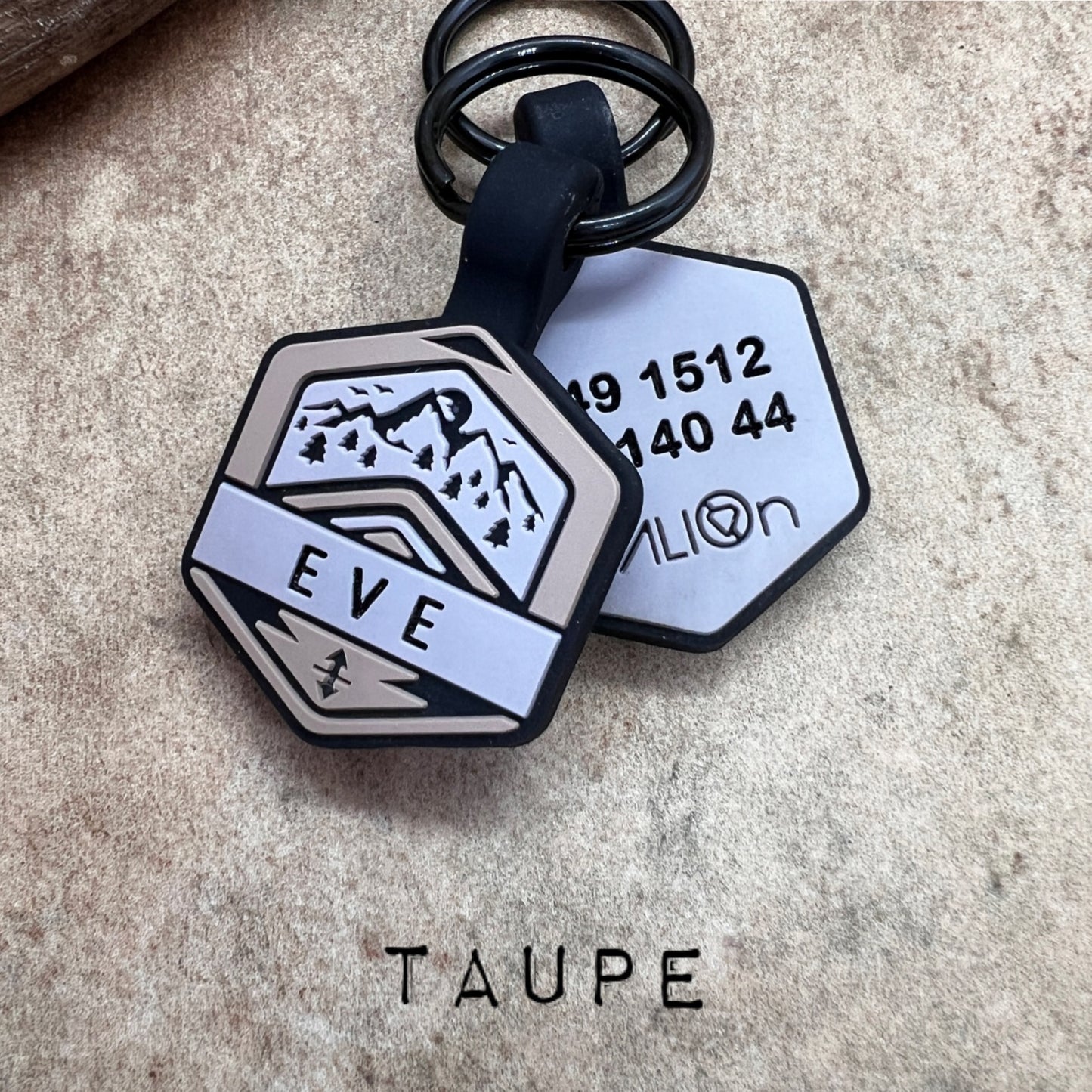 Silikonmarke "Silent Tag" klein • Marke oder Schlüsselanhänger | personalisierbar