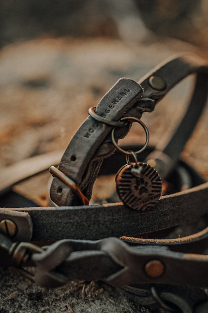 Halsband aus Fettleder | zeitloser Klassiker | einfach oder geflochten