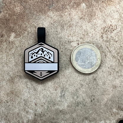 Silikonmarke "Silent Tag" klein • Marke oder Schlüsselanhänger | personalisierbar