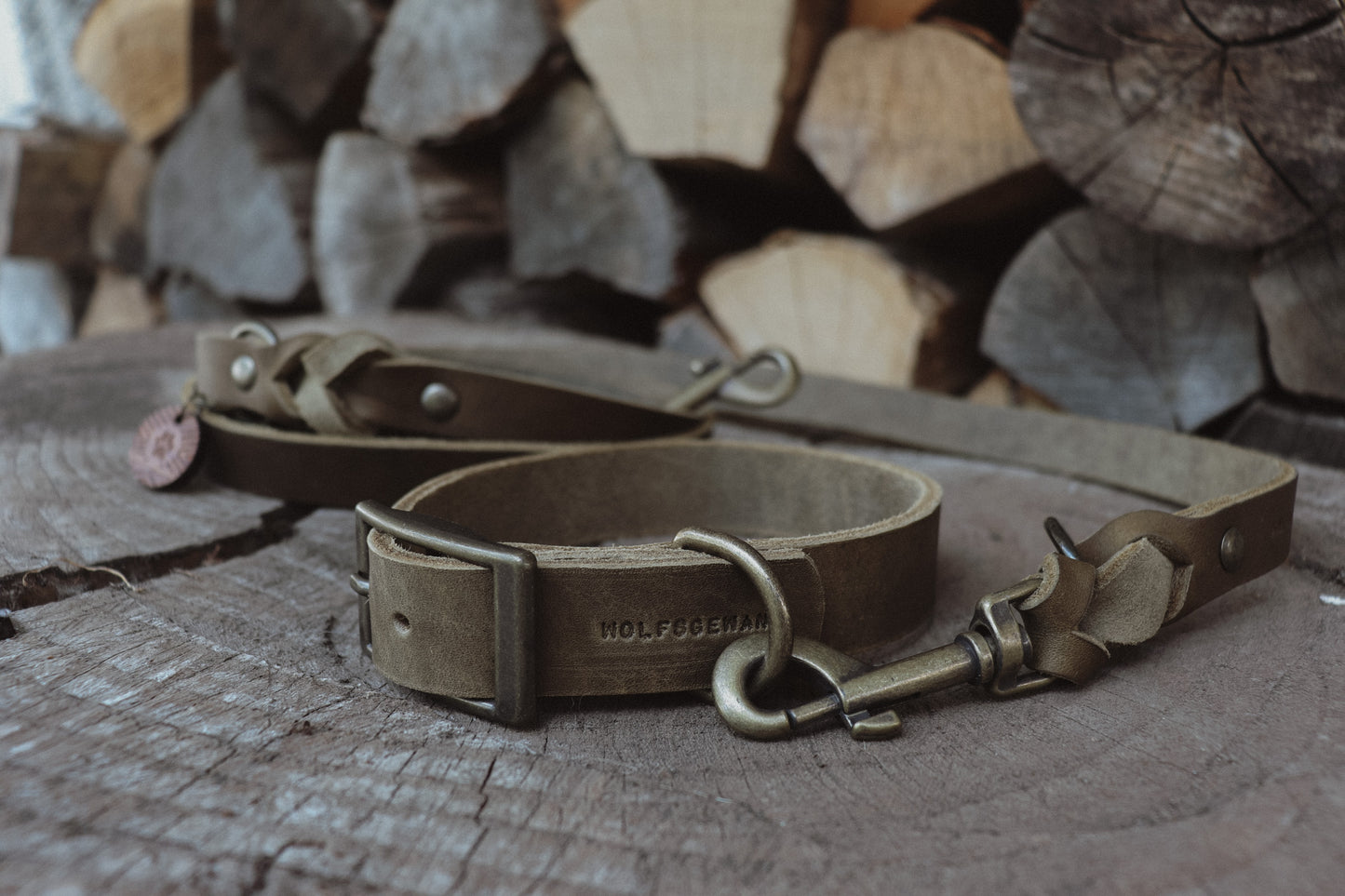 Halsband aus Fettleder | zeitloser Klassiker | einfach oder geflochten