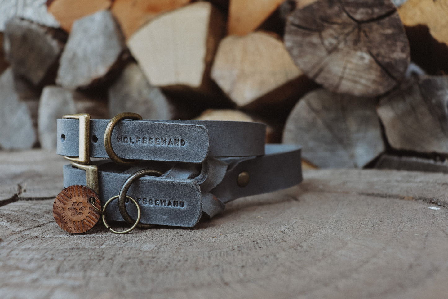 Halsband aus Fettleder | zeitloser Klassiker | einfach oder geflochten