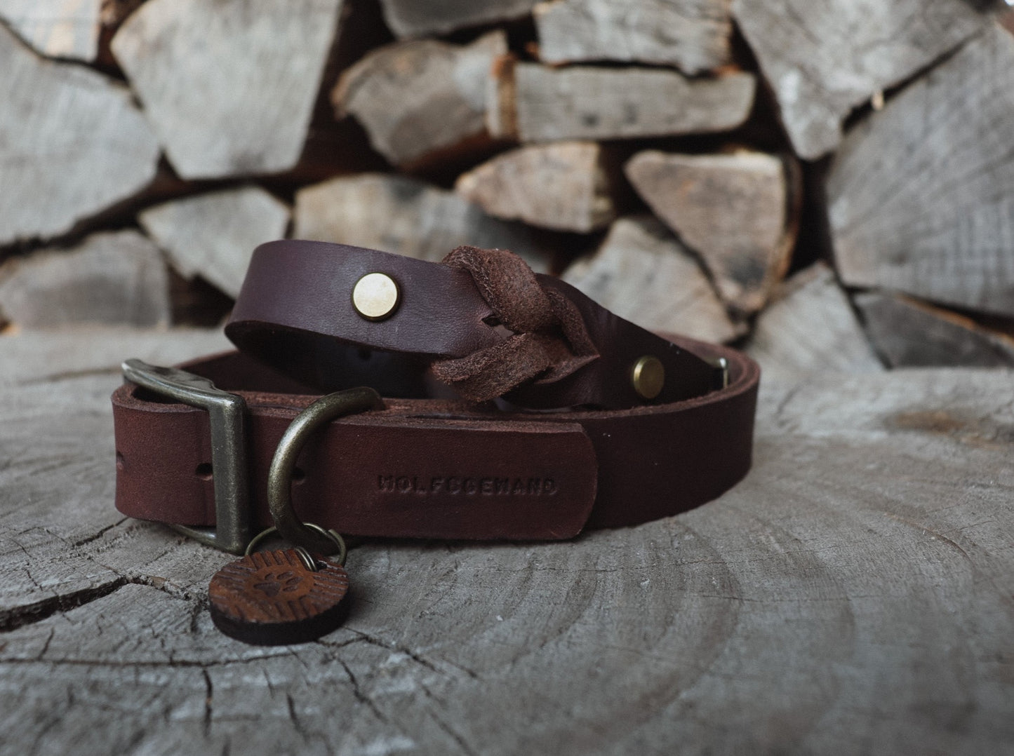 Halsband aus Fettleder | zeitloser Klassiker | einfach oder geflochten