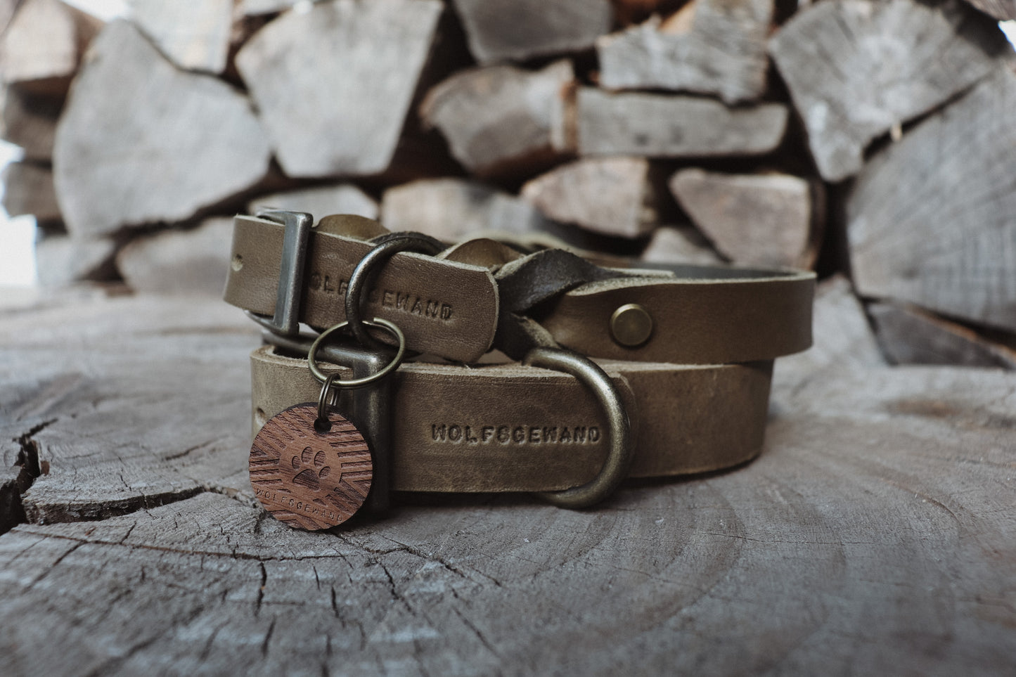 Halsband aus Fettleder | zeitloser Klassiker | einfach oder geflochten