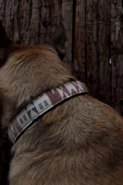 Halsband EMBLA • Fettleder-Stoff-Kombi | verschiedene Varianten erhältlich