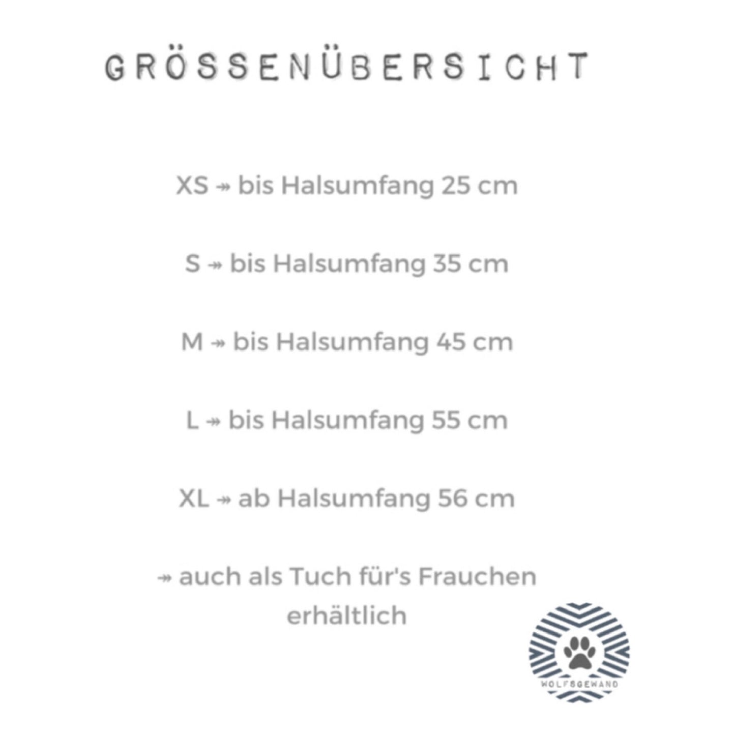 Halstuch URD - Bandana | Hundehalstuch | mittelschwer